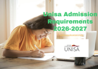 Unisa Admission Requirements 2026-2027