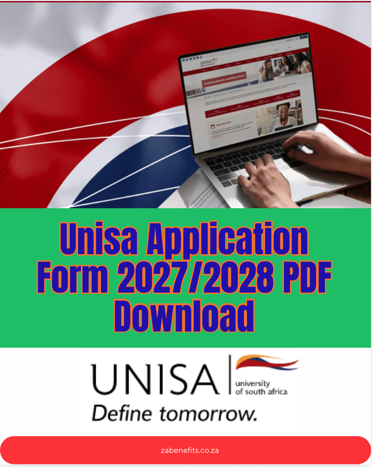 Unisa Application Form 2027/2028 PDF Download