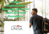 Unisa Application Opening Date for 2026 Second Semester