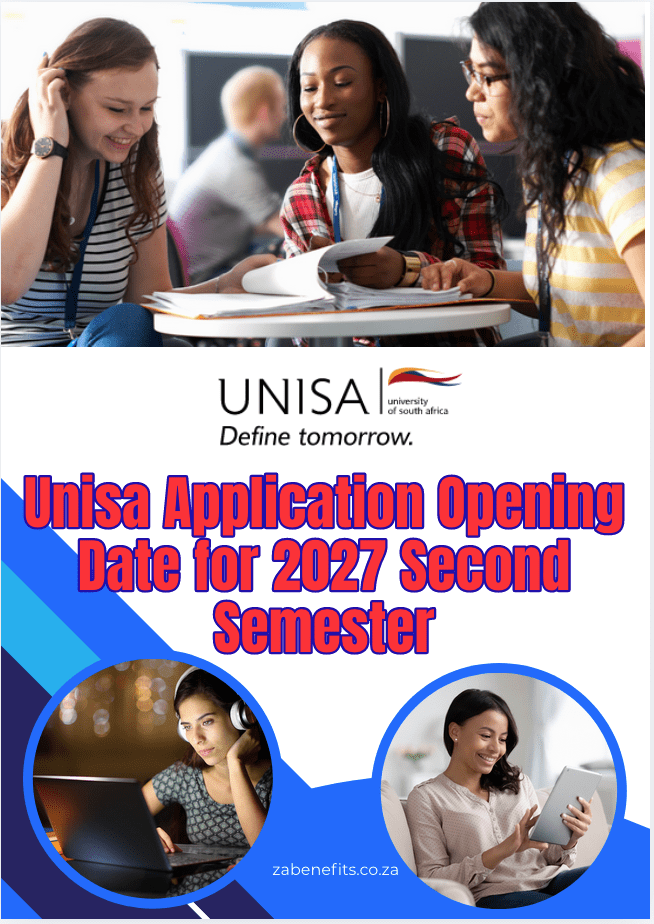 Unisa Application Opening Date for 2027 Second Semester
