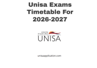 Unisa Exams Timetable For 2026-2027