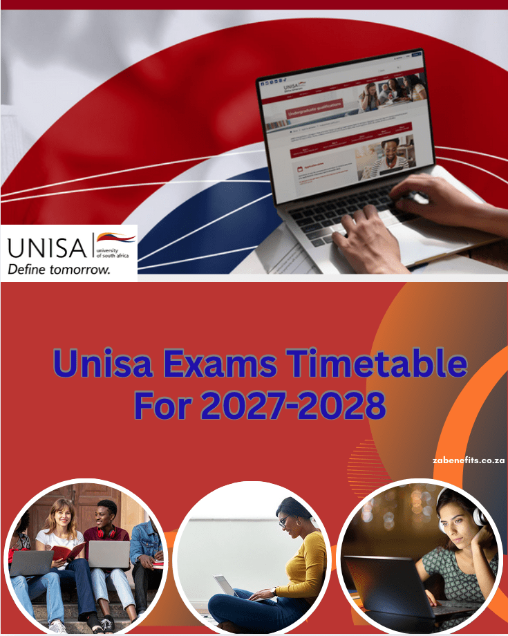 Unisa Exams Timetable For 2027-2028