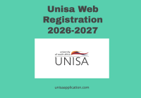 Unisa Web Registration 2026-2027