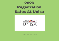 2026 Registration Dates At Unisa