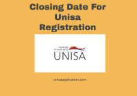 Closing Date For Unisa Registration 2026-2027