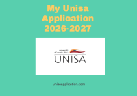 My Unisa Application 2026-2027