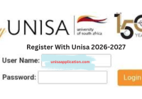 Register With Unisa 2026-2027