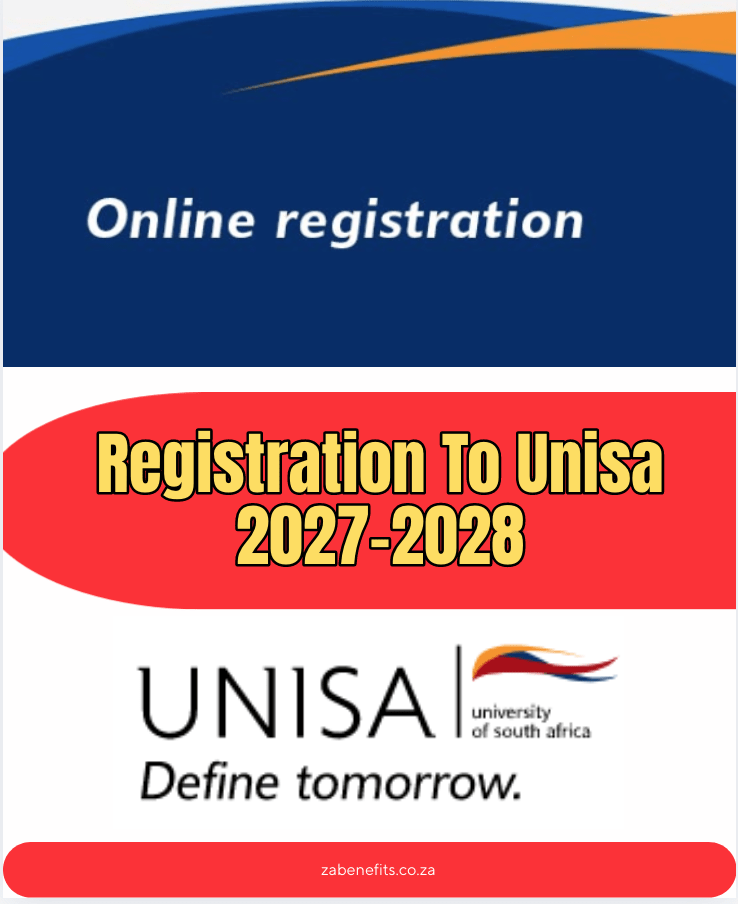 Registration To Unisa 2027-2028