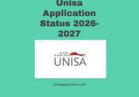 Unisa Application Status 2026-2027