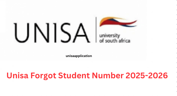 unisa forgot my student number