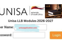 Unisa LLB Modules 2026-2027