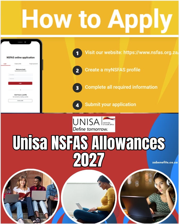 Unisa NSFAS Allowances 2027
