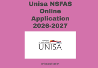 Unisa NSFAS Online Application 2026-2027
