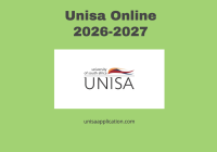 Unisa Online 2026-2027