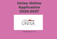 Unisa Online Application 2026-2027