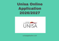 Unisa Online Application 2026/2027