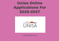 Unisa Online Applications For 2026-2027
