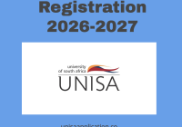 Unisa Online Registration 2026-2027