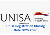 Unisa Registration Closing Date 2025