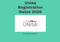 Unisa Registration Dates 2026