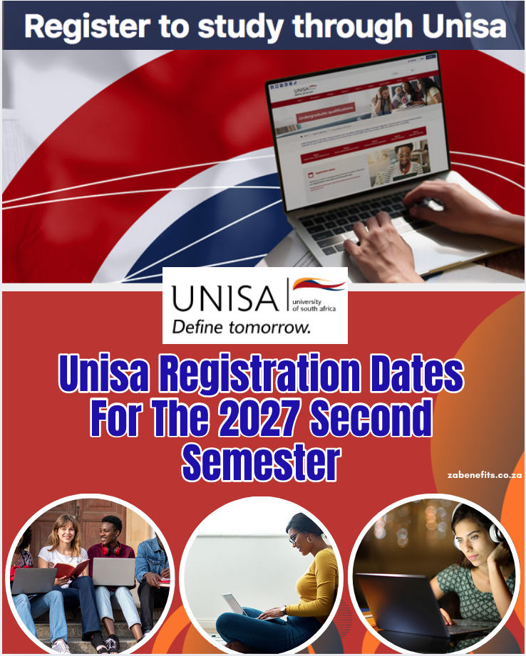 Unisa Registration Dates For The 2027 Second Semester