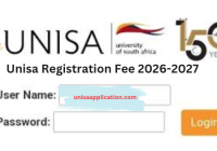 Unisa Registration Fee 2026-2027