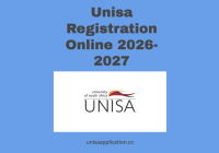 Unisa Registration Online 2026-2027