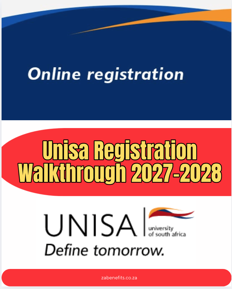 Unisa Registration Walkthrough 2027-2028