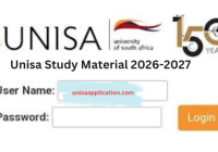 Unisa Study Material 2026-2027