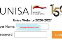 Unisa Website 2026-2027