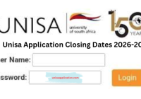 Unisa Application Closing Dates 2026-2027