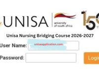 Unisa Nursing Bridging Course 2026-2027