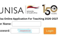 Unisa Online Application For Teaching 2026-2027