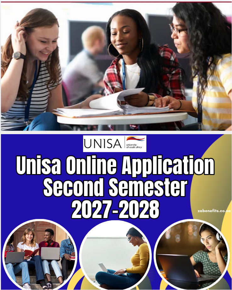 Unisa Online Application Second Semester 2027-2028