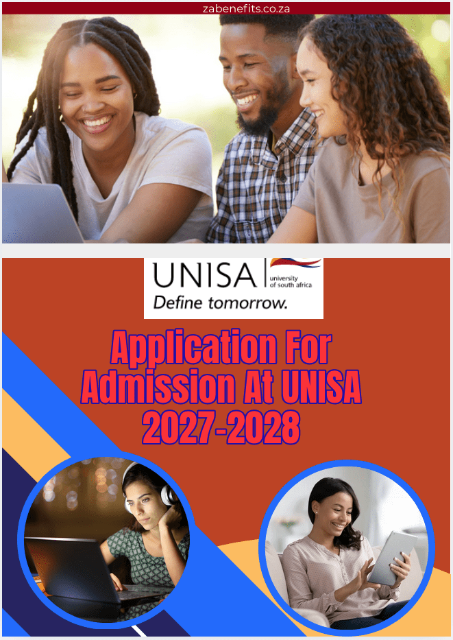 Application For Admission At UNISA 2027-2028