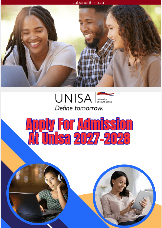 Apply For Admission At Unisa 2027-2028
