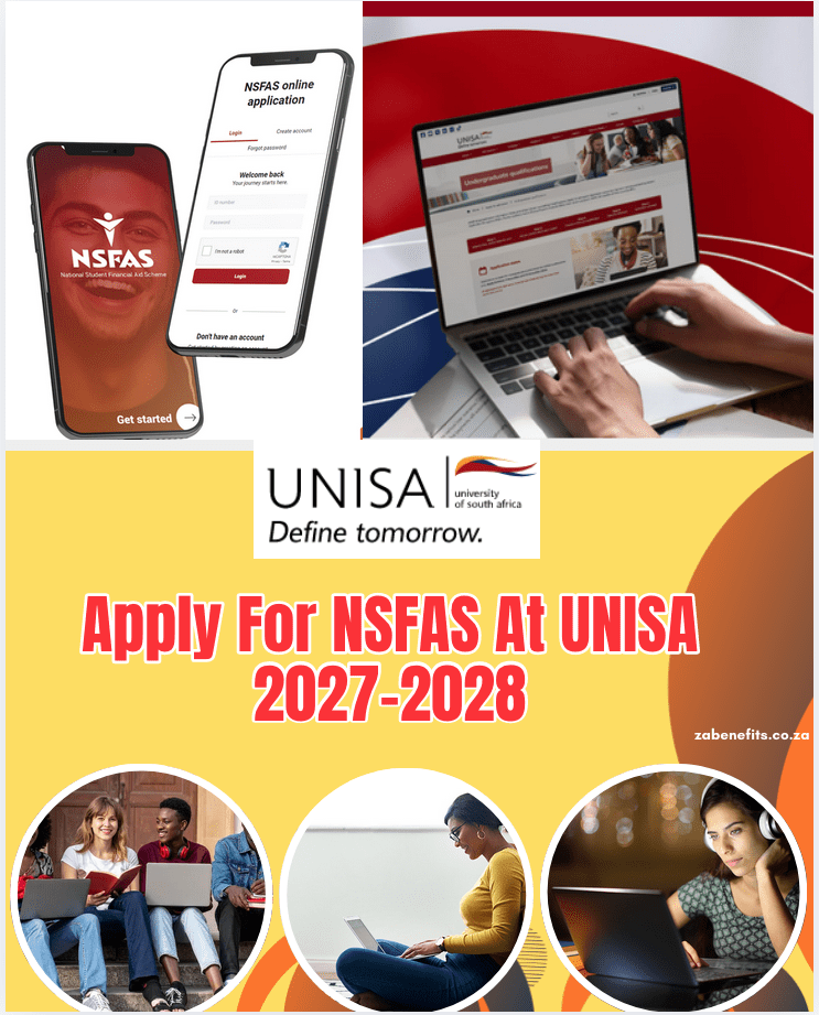 Apply For NSFAS At UNISA 2027-2028
