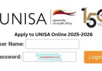 Apply to UNISA Online 2025-2026