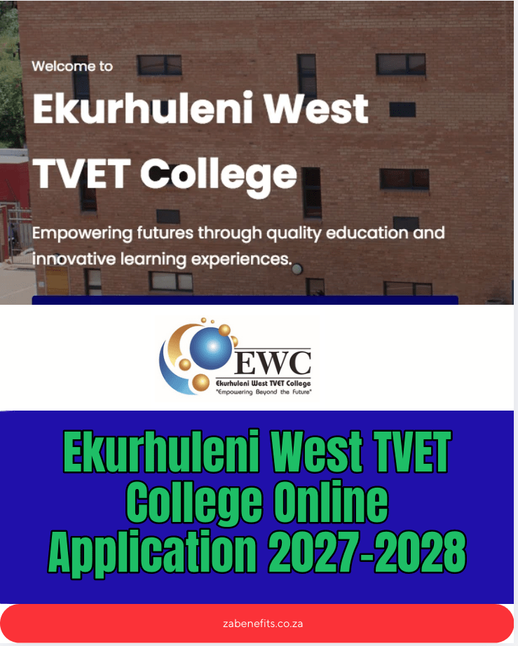 Ekurhuleni West TVET College Online Application 2027-2028