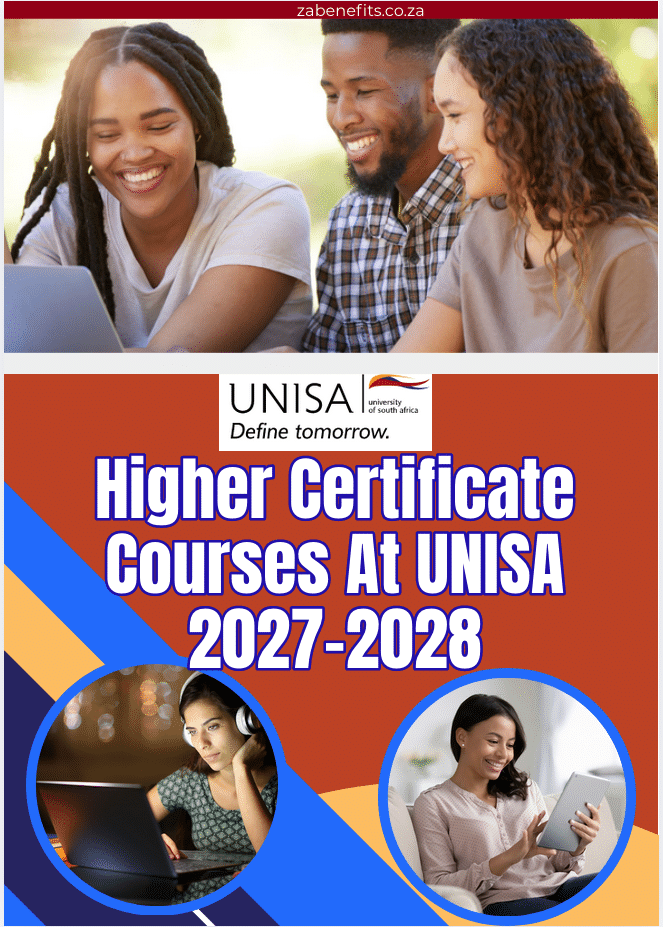 Higher Certificate Courses At UNISA 2027-2028