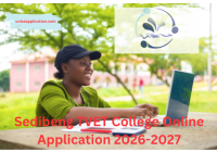 Sedibeng TVET College Online Application 2026-2027