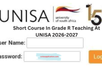 Short Course In Grade R Teaching At UNISA 2026-2027
