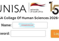 UNISA College Of Human Sciences 2026-2027