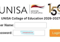 UNISA College of Education 2026-2027