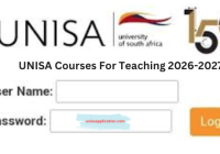 UNISA Courses For Teaching 2026-2027