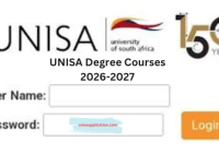 UNISA Degree Courses 2026-2027