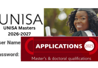UNISA Masters 2026-2027
