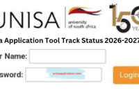 Unisa Application Tool Track Status 2026-2027
