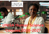UNISA Human Science Courses 2026-2027