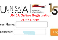 UNISA Online Registration 2026 Dates